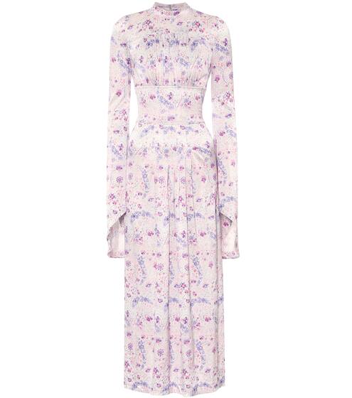 Exclusive to Mytheresa – Floral stretch-jersey dress | Paco Rabanne