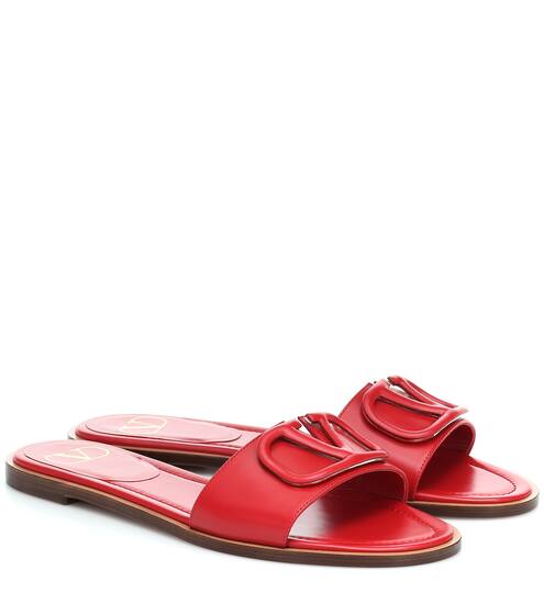 Valentino Garavani VLOGO leather mules | Valentino