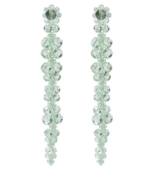 水晶缀饰耳坠 | Simone Rocha