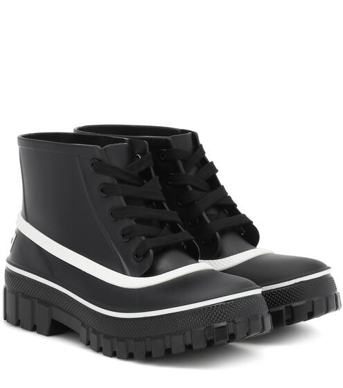 Glaston lace-up rubber rain boots | Givenchy