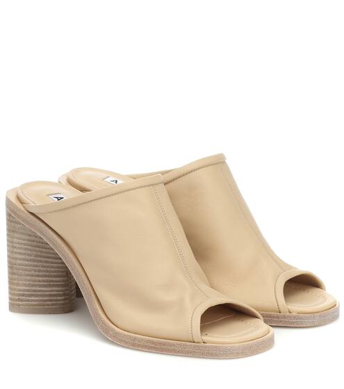 Exclusive to Mytheresa – Bernis leather mules | Acne Studios