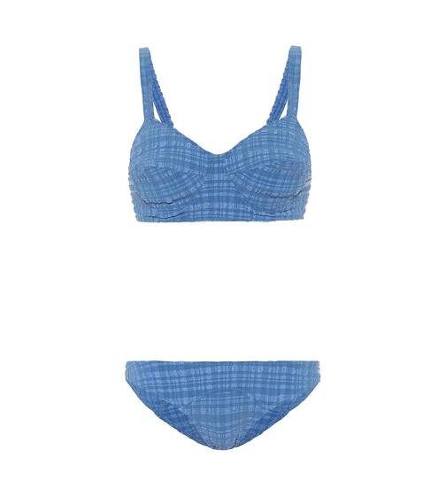 Goldwyn seersucker bikini | Lisa Marie Fernandez