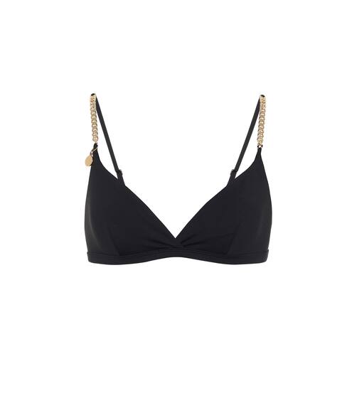 Falabella chain-trimmed bikini top | Stella McCartney