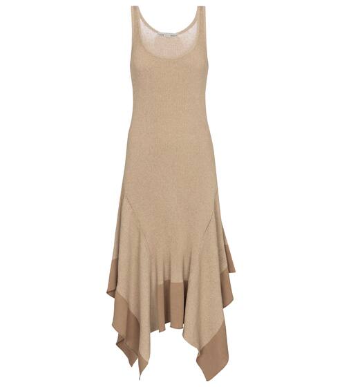 棉质混纺中长连衣裙 | Stella McCartney