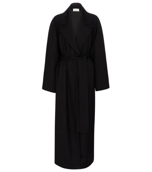 Zol配腰带羊毛大衣 | The Row