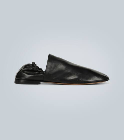 Soft leather slip-on loafers | Bottega Veneta