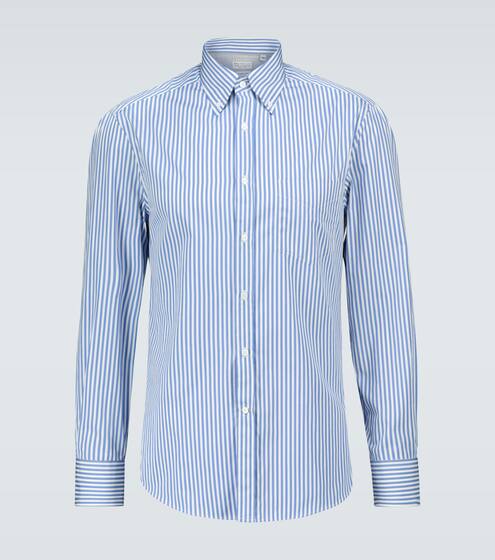 Striped long-sleeved shirt | Brunello Cucinelli