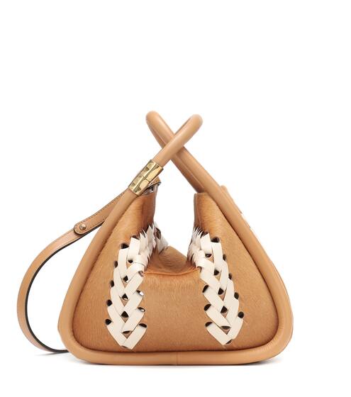 Wonton 25 Whipstitch leather tote | Boyy