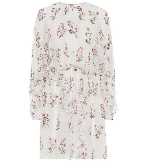 Floral silk crêpe de chine minidress | Giambattista Valli