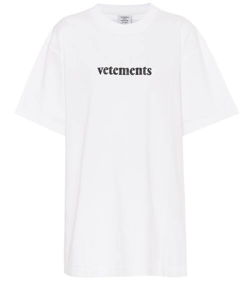 Oversized logo cotton T-shirt | Vetements