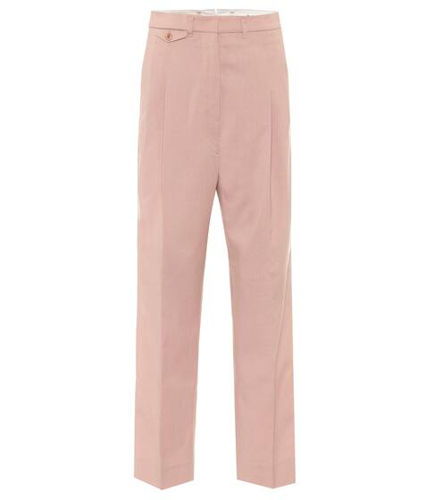 Pernille high-rise straight pants | Frankie Shop