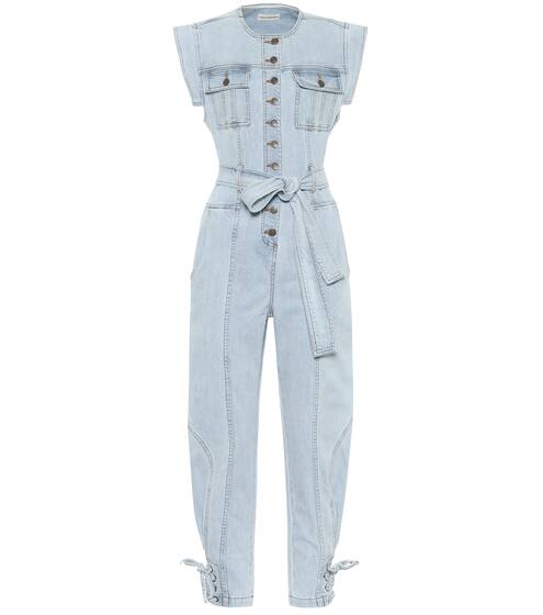 Adair stretch-denim jumpsuit | Ulla Johnson