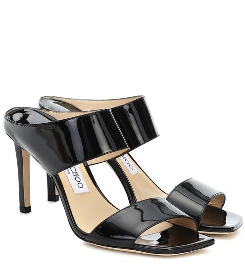 Hira 85 patent leather sandals | Jimmy Choo