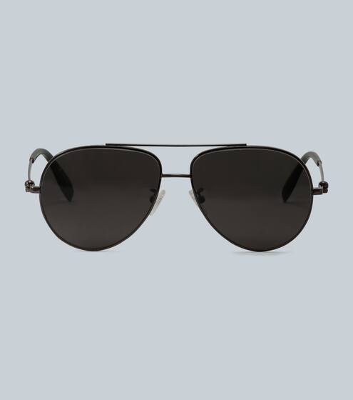 Double-bar metal sunglasses | Alexander McQueen