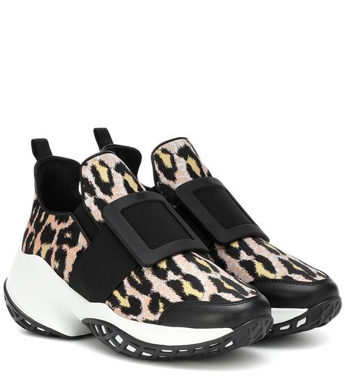 Viv' Run leopard-print sneakers | Roger Vivier