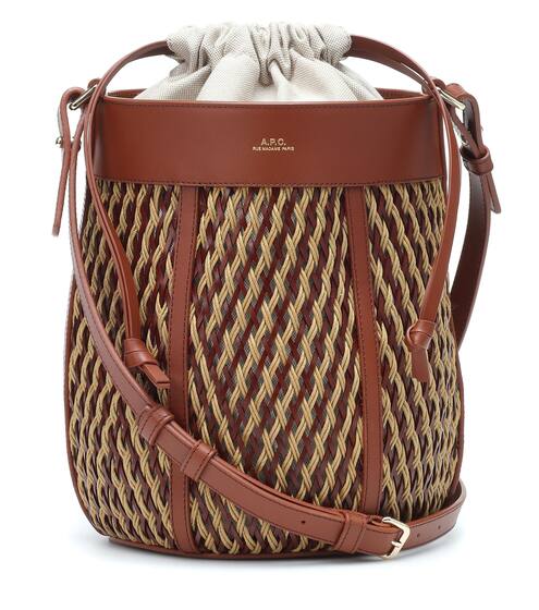 Garance leather bucket bag | A.P.C.
