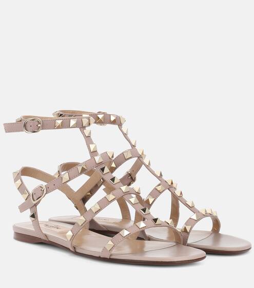 Valentino Garavani Rockstud leather sandals | Valentino