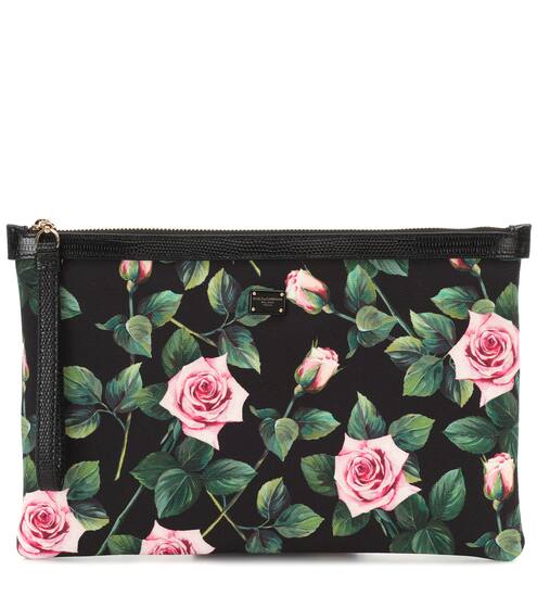 Floral canvas pouch | Dolce & Gabbana
