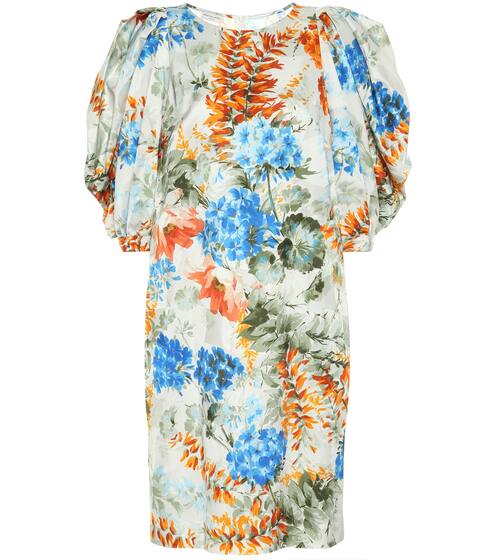 Floral cotton-blend midi dress | Dries Van Noten
