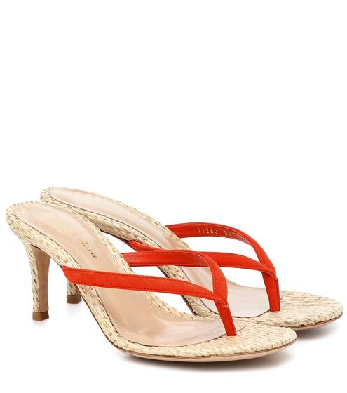 Exclusive to Mytheresa – Calypso 70 raffia sandals | Gianvito Rossi