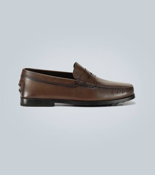 Leather penny loafers | Tod's
