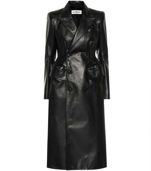 Leather coat | Balenciaga