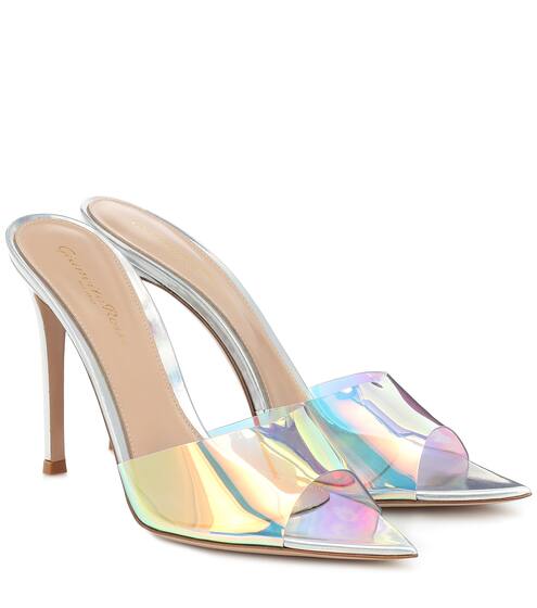 Elle 105 holographic PVC sandals | Gianvito Rossi
