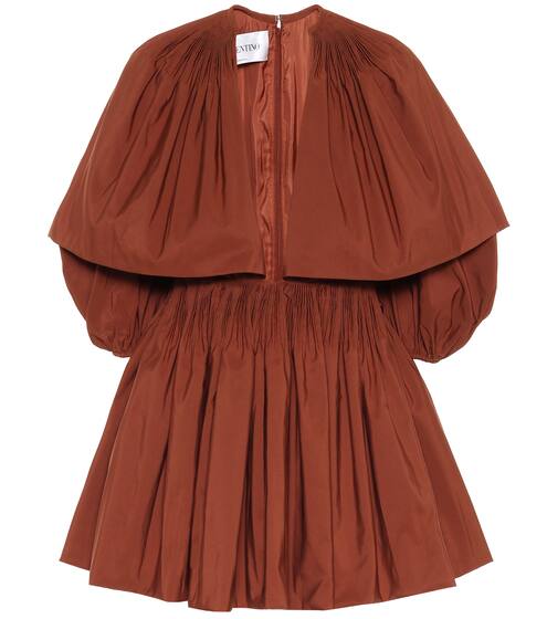 Cotton-blend faille minidress | Valentino