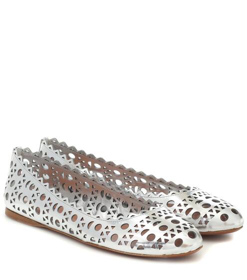 Leather ballet flats | Alaïa