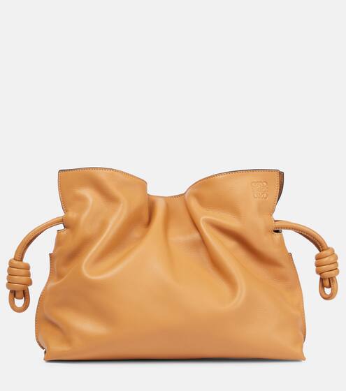 Flamenco Knot leather clutch | Loewe
