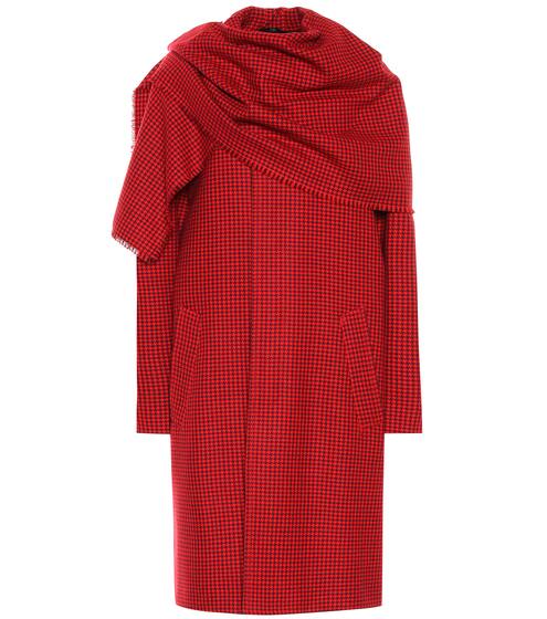 Virgin wool scarf coat | Balenciaga