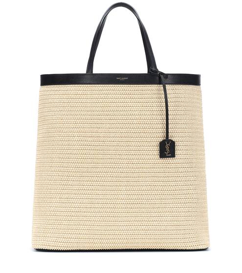 Patti Large straw tote | Saint Laurent