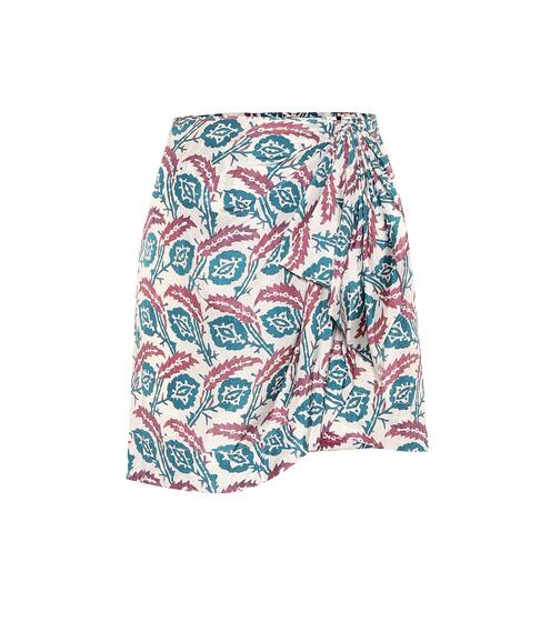 Renzia printed silk miniskirt | Isabel Marant