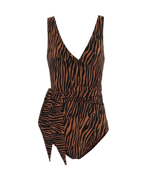 Dree Louise zebra-print swimsuit | Lisa Marie Fernandez