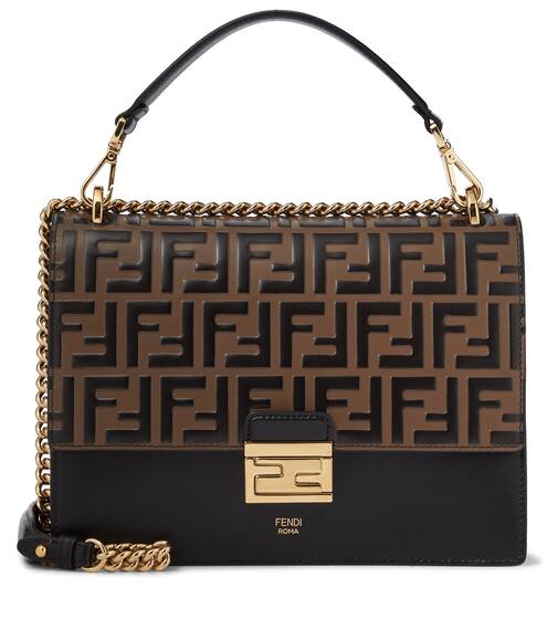 Kan U Medium leather shoulder bag | Fendi