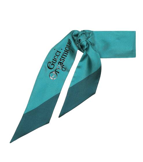 Printed silk scarf | Gucci