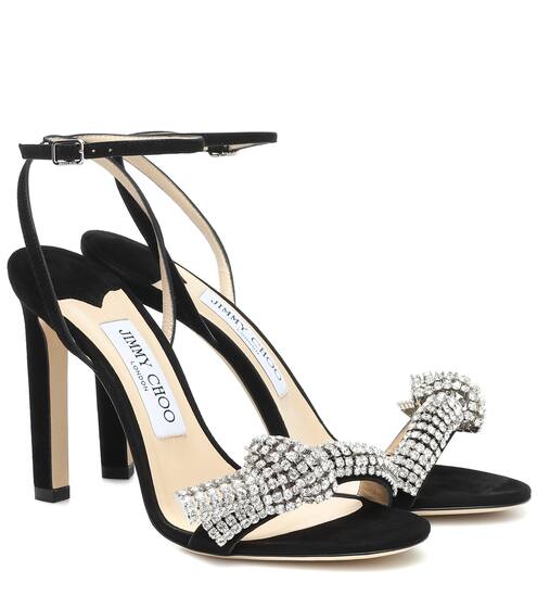 Thyra 100 suede sandals | Jimmy Choo