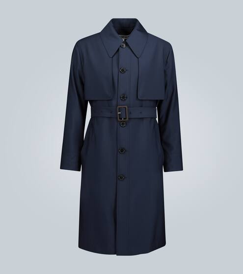 Unstructured wool trench coat | Loewe