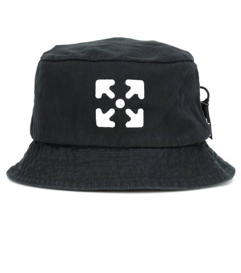 Logo cotton-twill bucket hat | Off-White