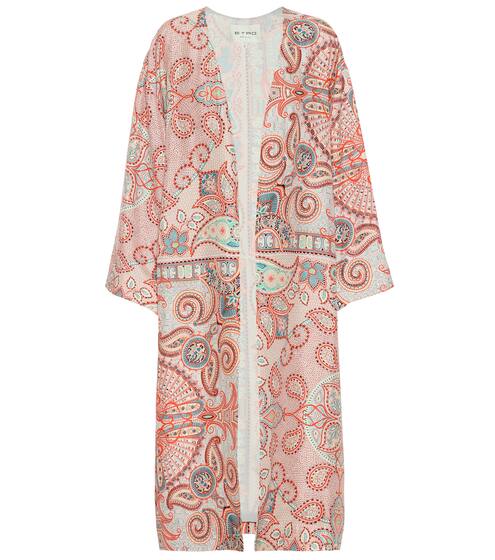 Printed silk-crêpe coat | Etro