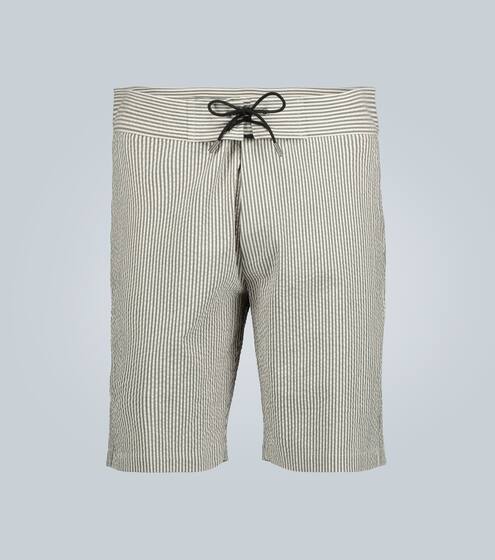 Straght-fit linen shorts | Sease