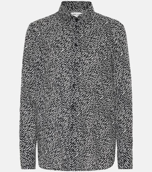 Printed cotton shirt | Saint Laurent