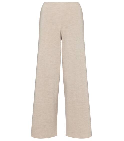 Chuk美利奴羊毛和真丝针织裤装 | The Row