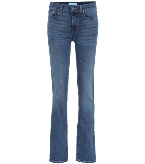 B(AIR) high-rise straight jeans | 7 For All Mankind