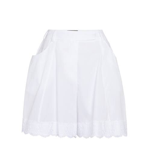 刺绣棉质迷你半身裙 | Simone Rocha