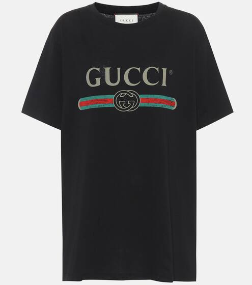 Printed cotton T-shirt | Gucci