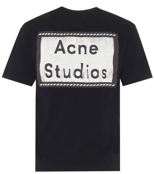 Reverse-label cotton T-shirt | Acne Studios