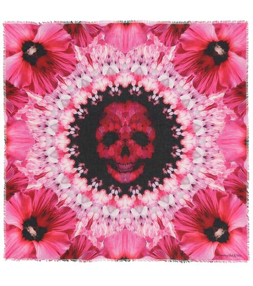 Paradise Skull printed scarf | Alexander McQueen