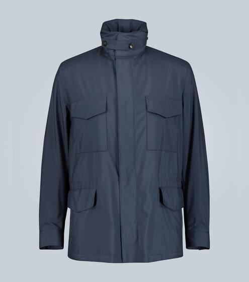 Cashmere-lined Traveller Windmate jacket | Loro Piana
