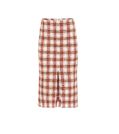 Tweed midi skirt | Victoria Beckham